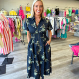 Hidden Garden Midi Dress