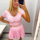 Floral Printed Atheleisure Set