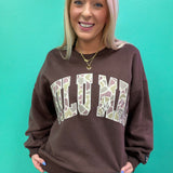 Camo Sweatshirt Brown | LULU MAC