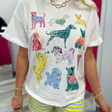 Sunny Side Striped Terry Lounge Sweatshirt