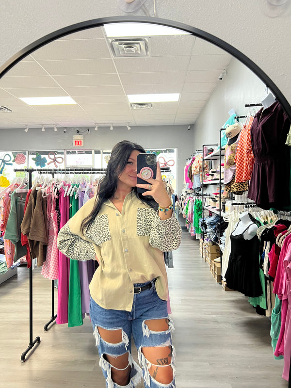 Pushing the Limit Leopard Shacket