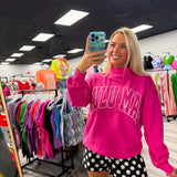 LULU MAC | Stitched Logo Mockneck
