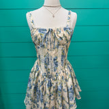 Floral Corset Mini Dress