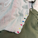 Peace and Joy Christmas Light Sweater