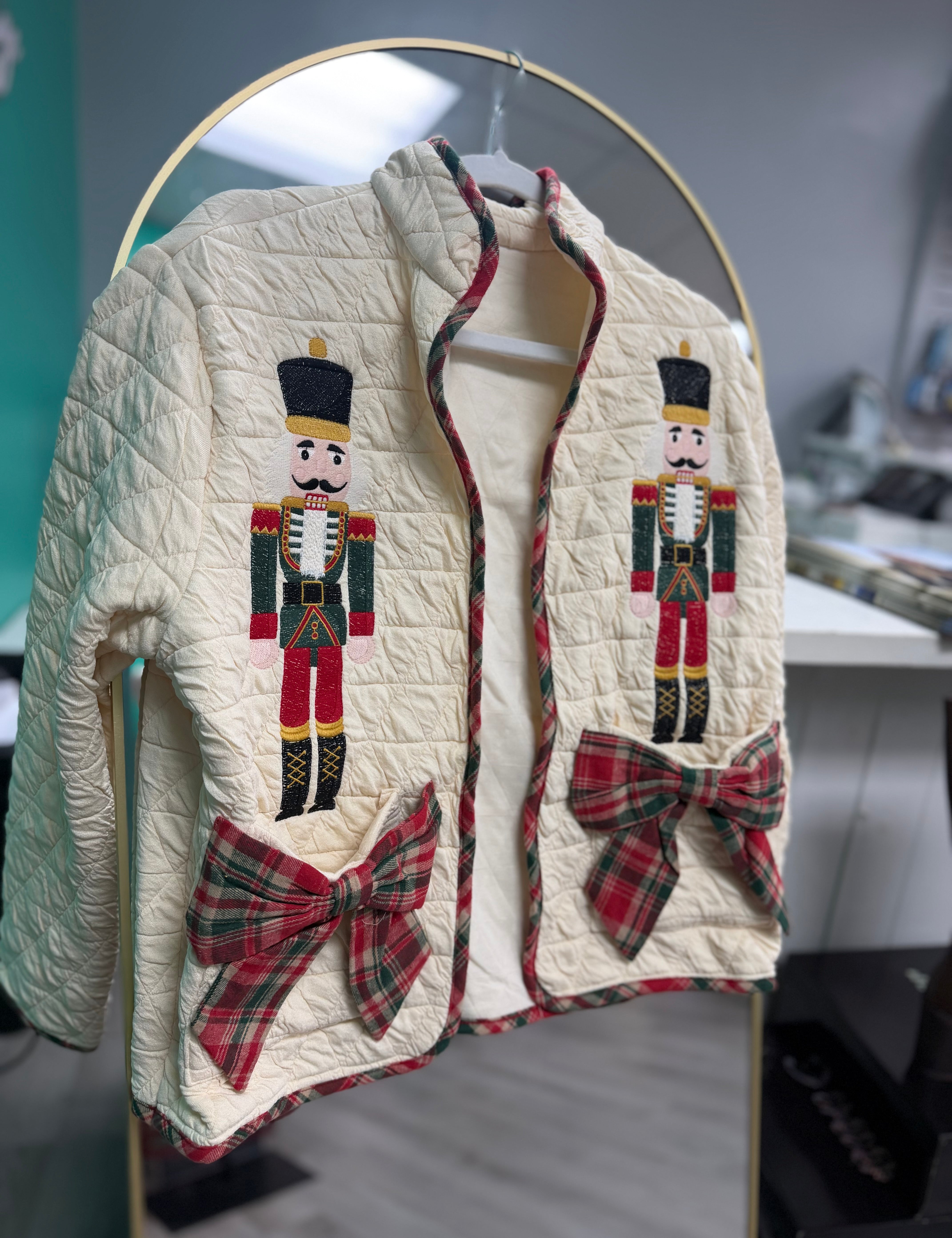 The Nutcracker Christmas Quilted Shacket