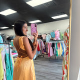 Sunset Satin Mini Dress