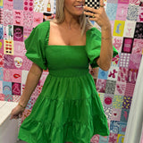 Green Light Moment Kelly Green Dress