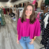 Magenta Purple Top | Final Sale