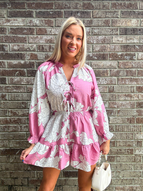 The Beauty In It Romper Pink