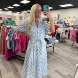 Blue Skies & Blooms Midi