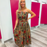 Autumn Romance Midi Dress