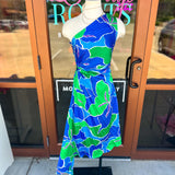 Tropic Like It's Hot Pleated Dress