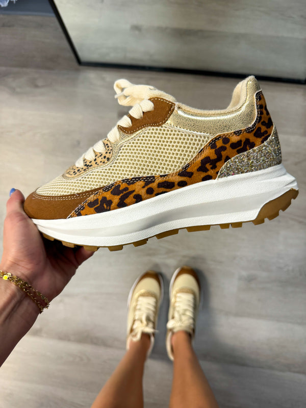 Dream Bigger Sneaker | Leopard