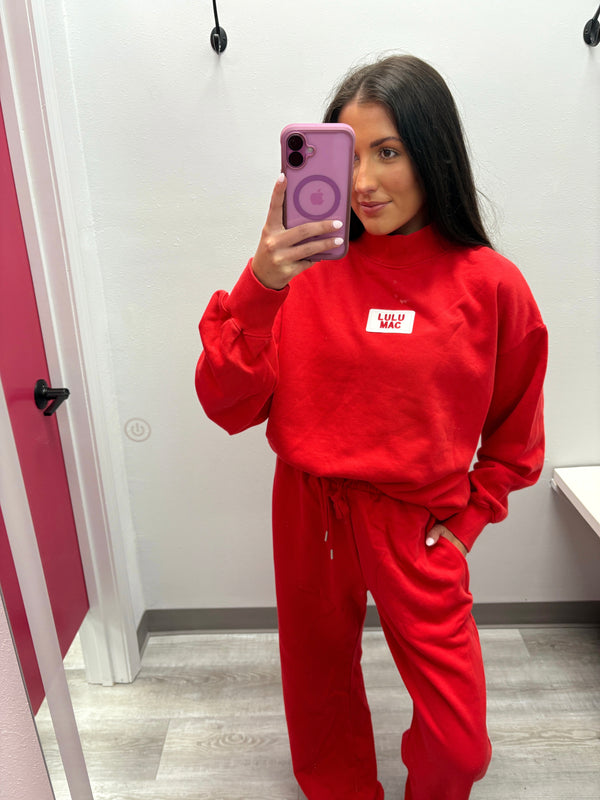 Terry Cloth Mock Neck Top | LULU MAC