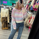Rainbow Frill Sweater
