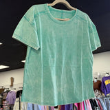 Your Best Basic Tee | Acid Wash with Seam Detail