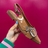 The Rivets Slipper Flat