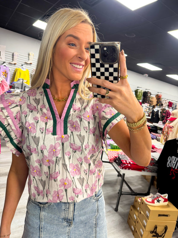 Petal Parade Pink Top