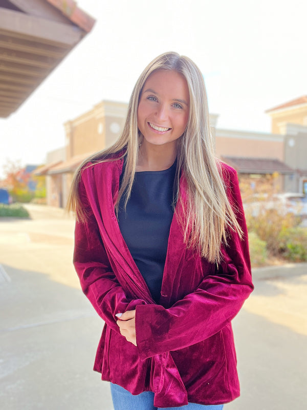 Velvet Blazer