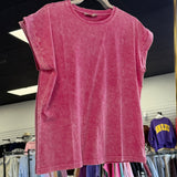 My Favorite Find | Acid Wash Cuffed Short Sleeve Tee