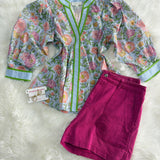 Secret Garden Top |  Blue