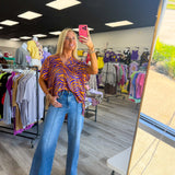 Tiger Town Satin Top