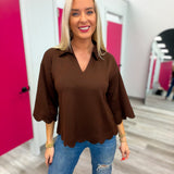 The Scallop Edit Top