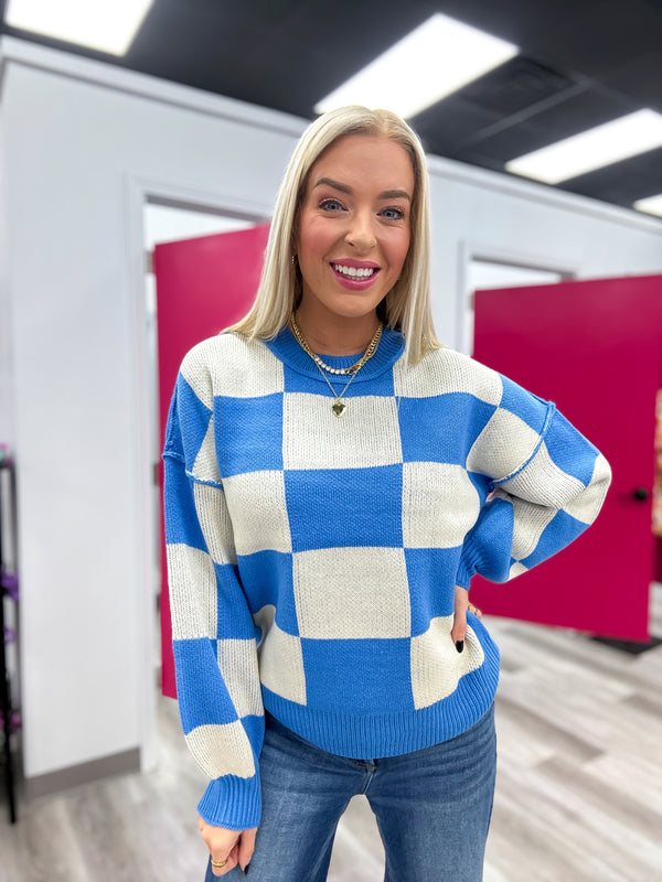 BLACK FRIDAY | Checkered Sweater