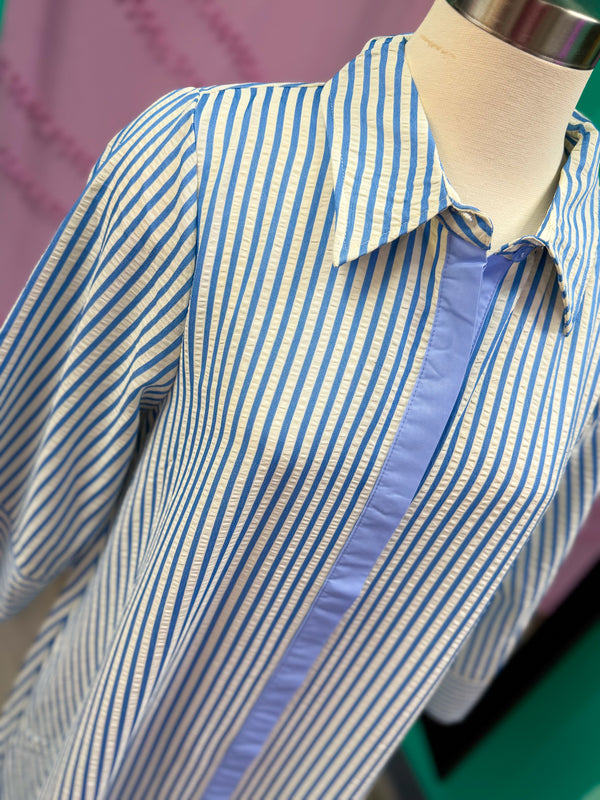 The Coastal Classic Stripe Midi