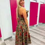 Autumn Romance Midi Dress