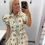 Floral Wish Dress | Cream