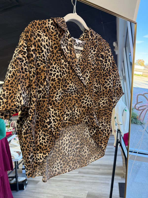 I'm Telling You Leopard Top