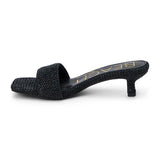 Capricorn Heeled Sandal Black