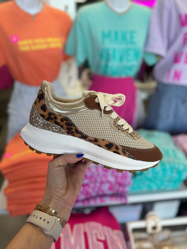 Dream Bigger Sneaker | Leopard
