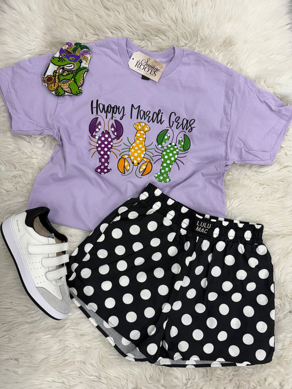 Happy Mardi Gras Crawfish Tee