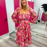 The Rosy Romance Dress