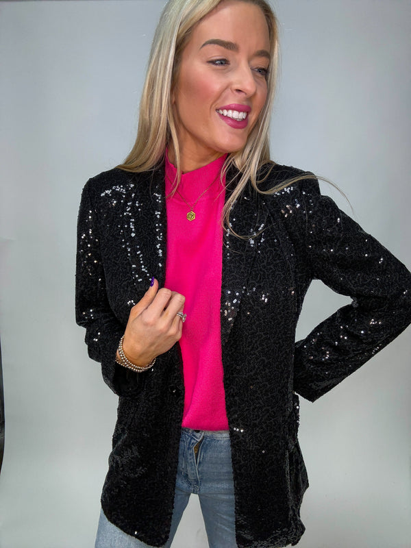 The Queen Sequin Blazer