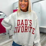 Dad’s / Mom's Favorite Reversible  Mock Neck Pullover