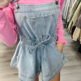 Holy Smokes Denim Overall Romper