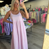 Sweetest Day Gingham Dress Set