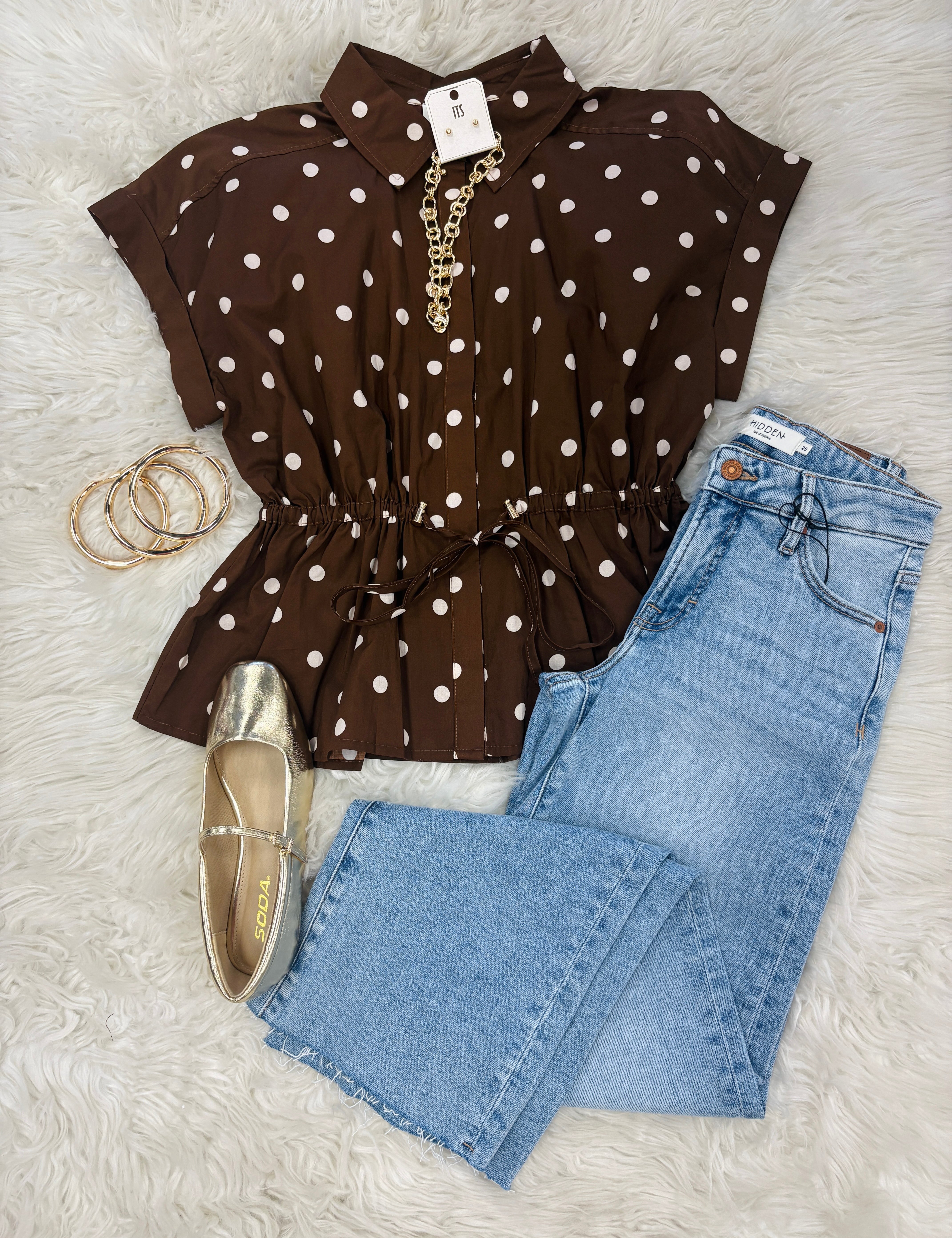 Sweet On You Polka Dot Top