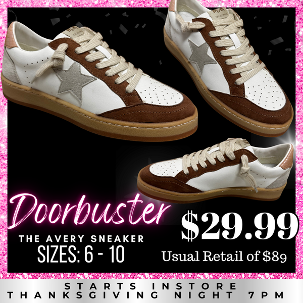 BLACK FRIDAY | The Avery Sneaker | Gray Star