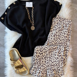 Shoulder Button Detail Top