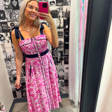 Perfectly Pretty Dress Hot Pink