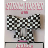 Bow Straw Topper