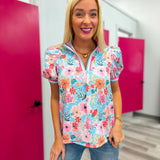 Floral Ribbon Top | SIZE SMALL