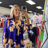 Tiger Silk Top