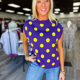 Geaux Time Knit Top