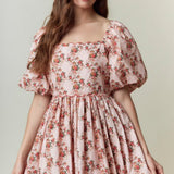 Better Times Floral Scallop Dress