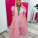 Sweet Meadow Pink Midi